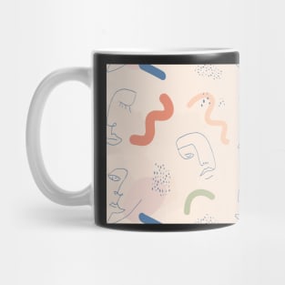 Abstract faces Mug